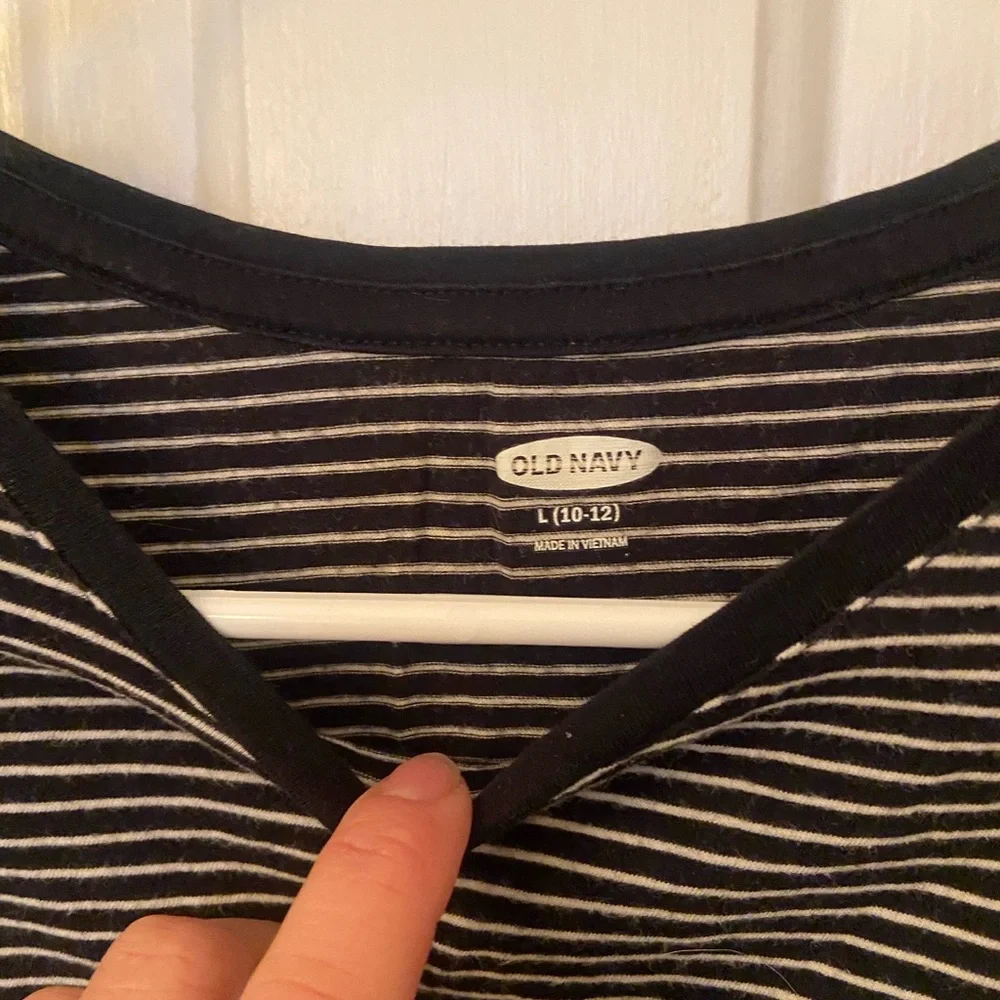 Old Navy Girls 10-12 Striped Top